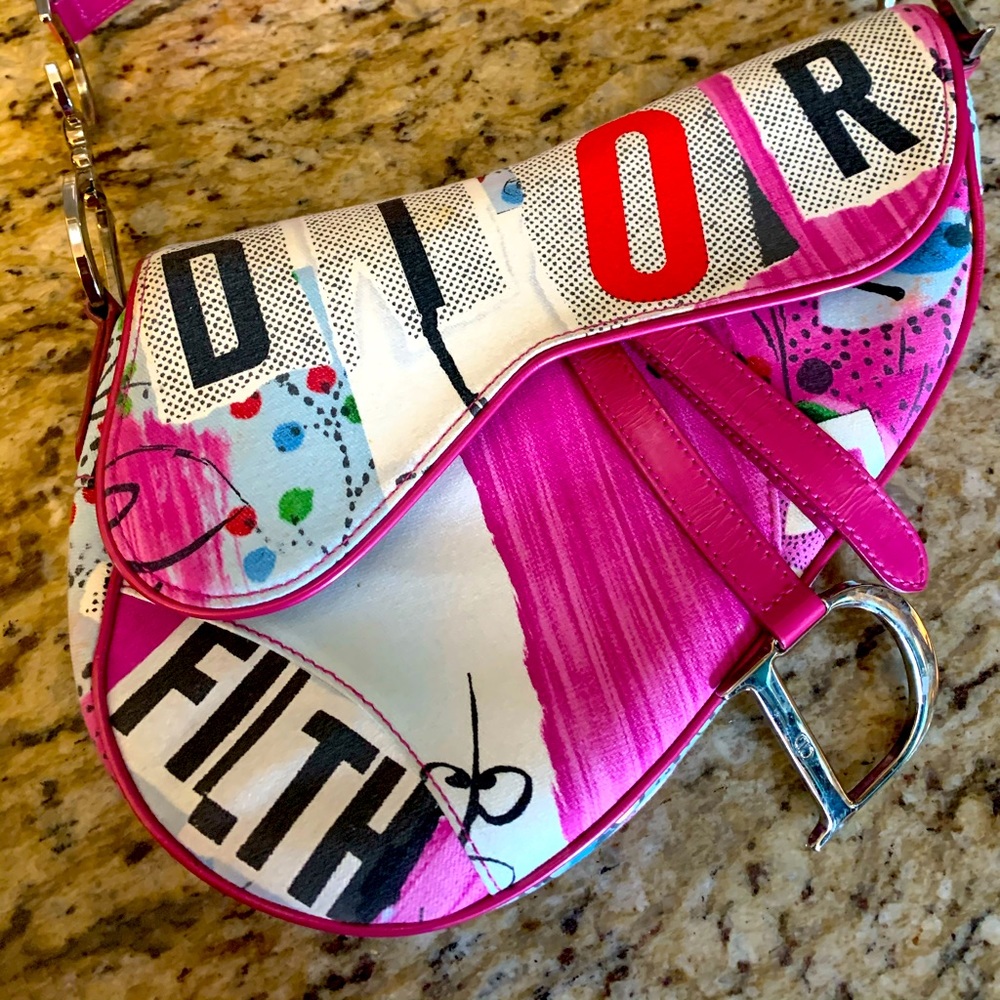 Christian Dior Vintage "Filth" Saddle Bag
